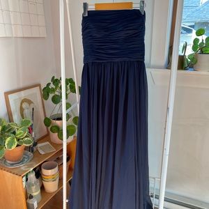 Vera Wang Dark Blue Formal Dress